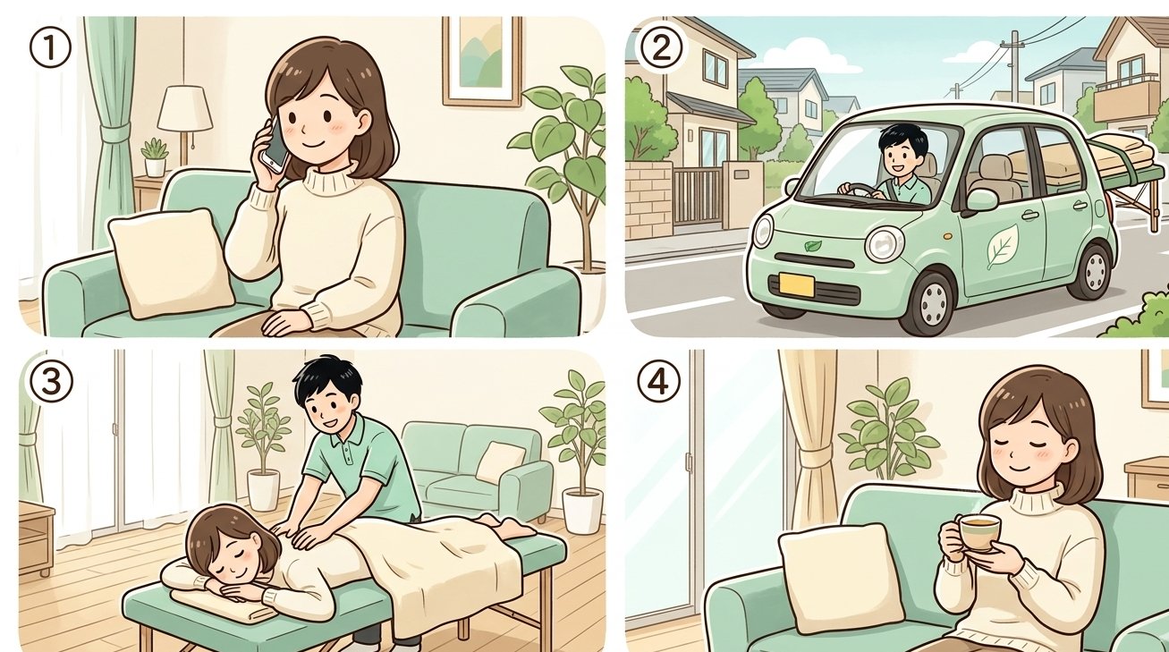 ご利用の流れ 4ステップ