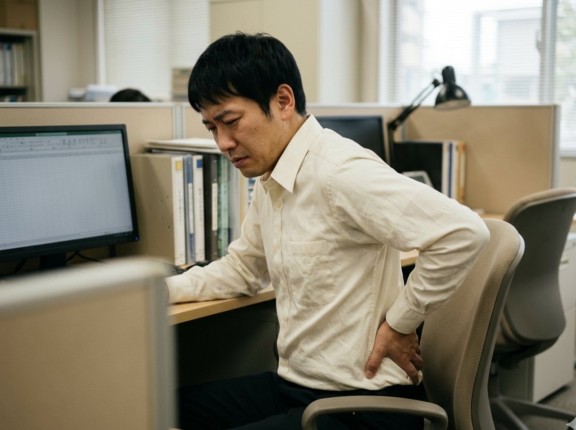 デスクワークによる腰痛に悩む方