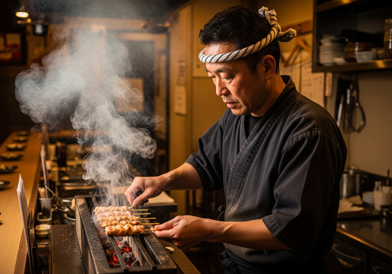焼き鳥歴25年の大将
