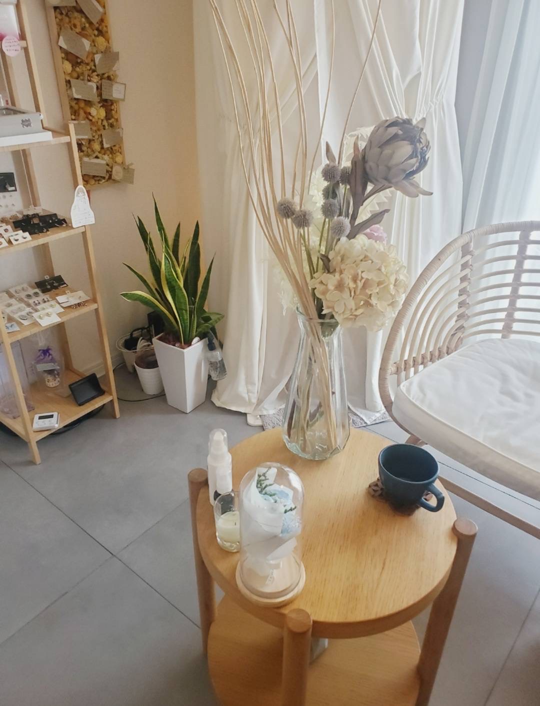 SERAサロンの癒しの空間