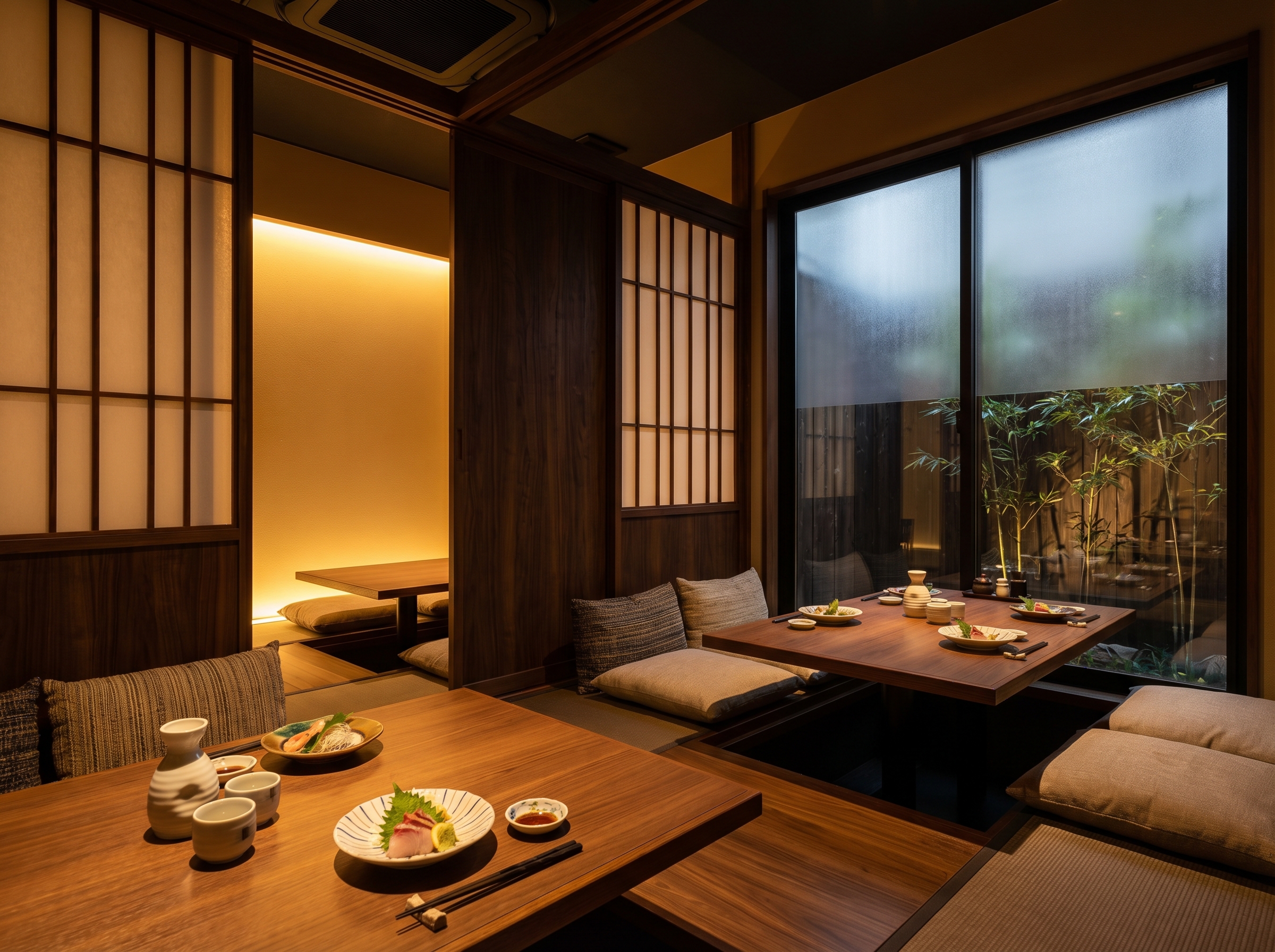 和モダンの個室